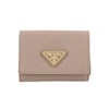 プラダ 三つ折り財布 レディース SAFFIANO TRIANGOLO ベージュ PRADA 1MH042 QHH F0236 CIPRIA