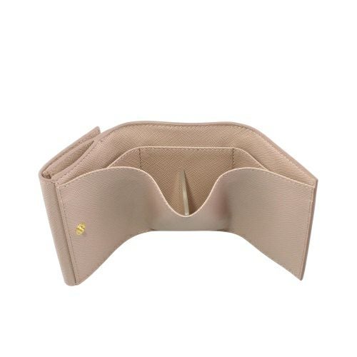 プラダ 三つ折り財布 レディース SAFFIANO TRIANGOLO ベージュ PRADA 1MH042 QHH F0236 CIPRIA