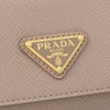 プラダ 三つ折り財布 レディース SAFFIANO TRIANGOLO ベージュ PRADA 1MH042 QHH F0236 CIPRIA