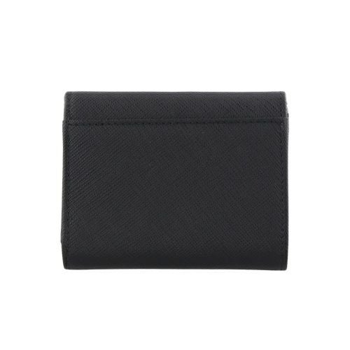 プラダ 三つ折り財布 レディース SAFFIANO TRIANGOLO ブラック PRADA