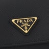 プラダ 三つ折り財布 レディース SAFFIANO TRIANGOLO ブラック PRADA 1MH043 QHH F0002 NERO