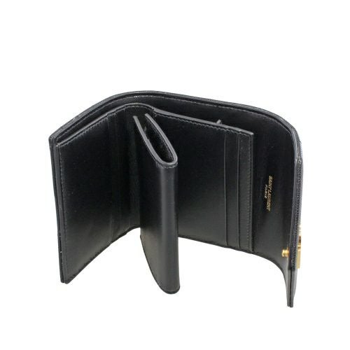サンローラン 三つ折り財布 レディース ブラック SAINT LAURENT PARIS 692061 BOW01 1000 NERO