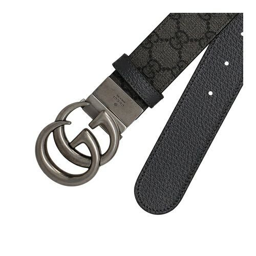 グッチ ベルト メンズ ダブルG リバーシブル ベルト ブラック GUCCI