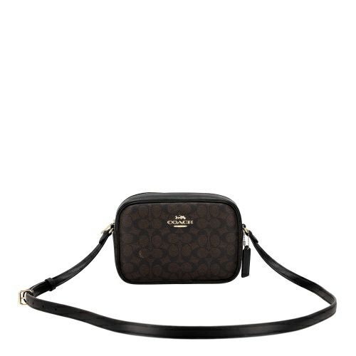 コーチ アウトレット ショルダーバッグ レディース ジェイミー カメラ バッグ・シグネチャー キャンバス ブラウン COACH OUTLET CZ186 IMXAQ ダークブラウン/ブラック