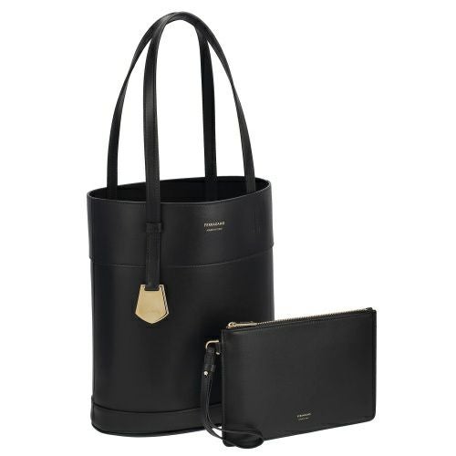 フェラガモ Ferragamo トートバッグ レディース ガンチーニ グレー