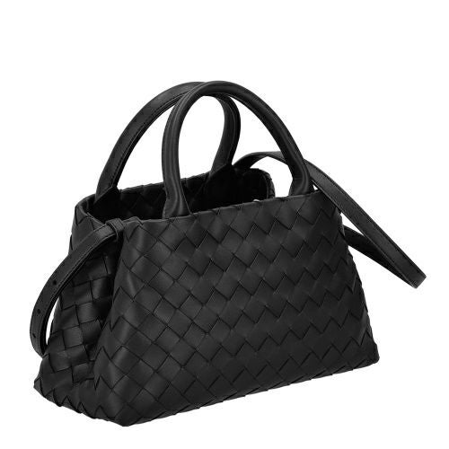 ボッテガヴェネタ ハンドバッグ レディース BLACK ブラック BOTTEGA VENETA 607326 V3UH3 8803