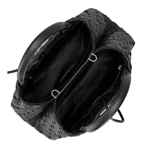 ■BOTTEGA VENETA（ボッテガ）良品 /ハンドバッグ/ ブラック 黒 VINTAGE BOTTEGA VENETA/ボッテガ ヴェネタ】hobo ハンドバッグ