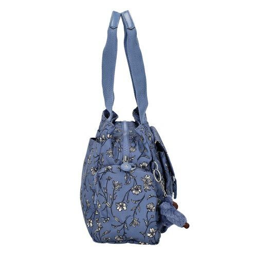 キプリング ハンドバッグ レディース FELIX L U ブルー Kipling KI34662QR GARDEN ROMANCE