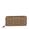 コーチ アウトレット 長財布 レディース シグネチャー ブラウン COACH OUTLET CCQ08 IMXHE