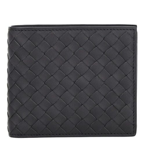 ボッテガヴェネタ 二つ折り財布 メンズ イントレチャート ブラック BOTTEGA VENETA 113993 V47W1 2015