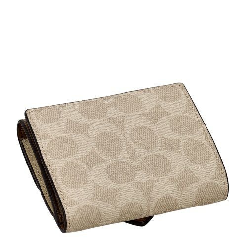 コーチ アウトレット 二つ折り財布 レディース シグネチャー ブラウン COACH OUTLET CCQ09 IMXI9