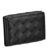 ボッテガヴェネタ 三つ折り財布 メンズ シグネチャー ブラック BOTTEGA VENETA 609285 V3UH1 8803