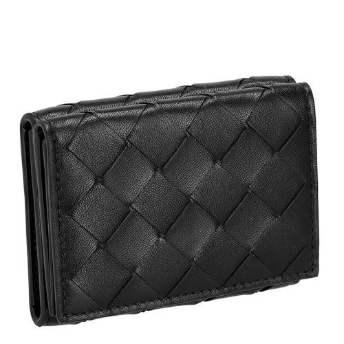 ボッテガヴェネタ 三つ折り財布 メンズ シグネチャー ブラック BOTTEGA VENETA 609285 V3UH1 8803