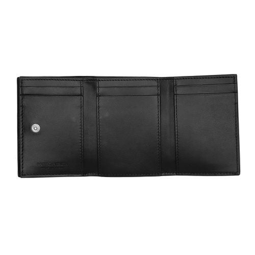 ボッテガヴェネタ 三つ折り財布 メンズ シグネチャー ブラック BOTTEGA VENETA 609285 V3UH1 8803