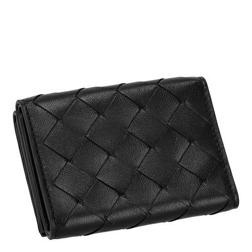 ボッテガヴェネタ 三つ折り財布 メンズ シグネチャー ブラック BOTTEGA