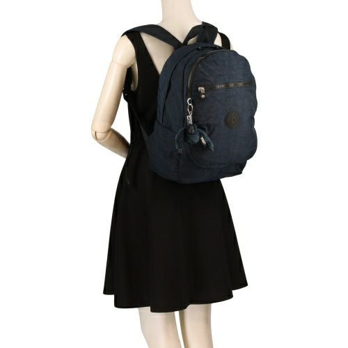 キプリング バックパック リュックサック レディース CLAS CHALLENGER ネイビー KIPLING K150160ND Blue/Noir