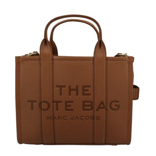 マークジェイコブス ハンドバッグ レディース THE LEATHER SMALL TOTE BAG ブラウン Marc Jacobs H004L01PF21 212 ARGAN OIL