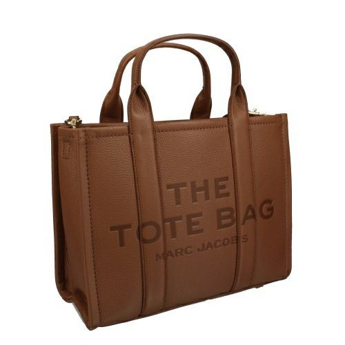 マークジェイコブス ハンドバッグ レディース THE LEATHER SMALL TOTE BAG ブラウン Marc Jacobs H004L01PF21 212 ARGAN OIL