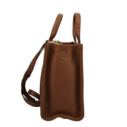 マークジェイコブス ハンドバッグ レディース THE LEATHER SMALL TOTE BAG ブラウン Marc Jacobs H004L01PF21 212 ARGAN OIL