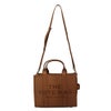 マークジェイコブス ハンドバッグ レディース THE LEATHER SMALL TOTE BAG ブラウン Marc Jacobs H004L01PF21 212 ARGAN OIL
