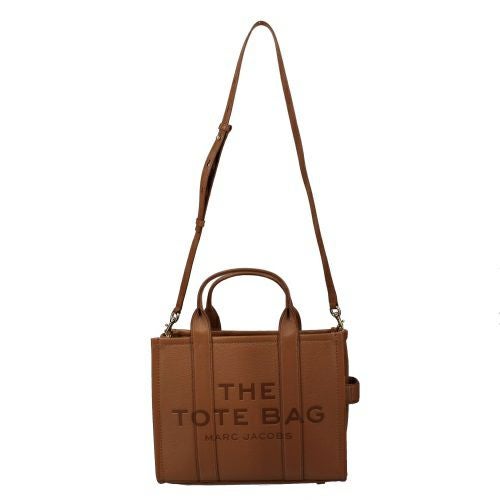 マークジェイコブス ハンドバッグ レディース THE LEATHER SMALL TOTE BAG ブラウン Marc Jacobs H004L01PF21 212 ARGAN OIL