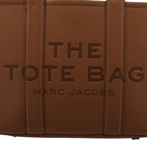 マークジェイコブス ハンドバッグ レディース THE LEATHER SMALL TOTE BAG ブラウン Marc Jacobs H004L01PF21 212 ARGAN OIL