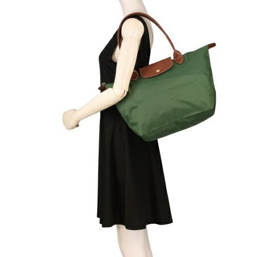 ロンシャン トートバッグ レディース LE PLIAGE プリアージュショルダーＭ グリーン LONGCHAMP 2605 089 P95 BRITISH GREEN