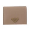 プラダ 二つ折り財布 レディース SAFFIANO TRIANGOLO ベージュ PRADA 1MV204 QHH F0236 CIPRIA
