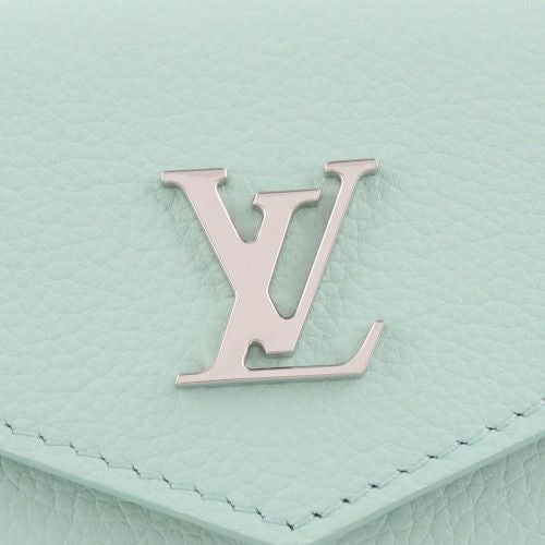 ルイヴィトン 三つ折り財布 ポルトフォイユ・ロックミニ グリーン LOUIS VUITTON M81885 ミストグリーン