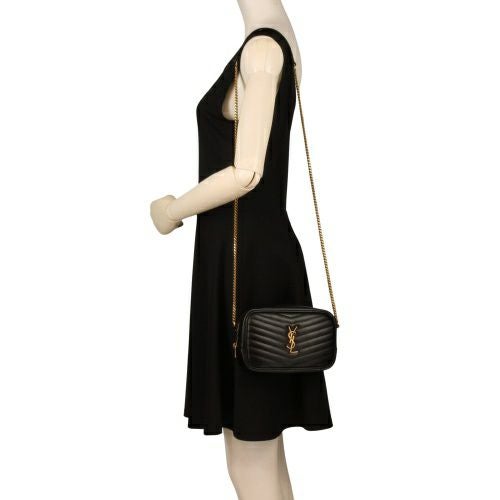 サンローラン ショルダーバッグ レディース ルー ミニバッグ ブラック SAINT LAURENT 748849 DV707 1000 NERO