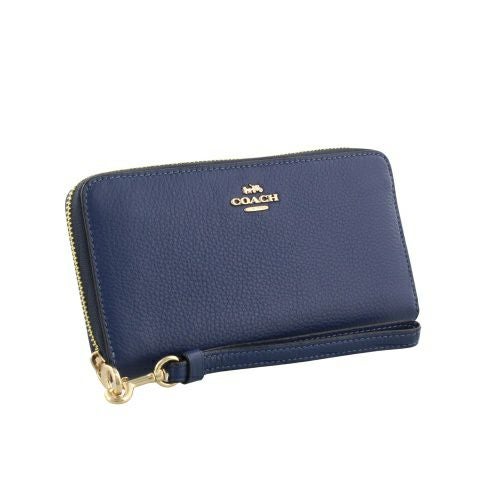 【平日限定特価】COACH/アウトレット 長財布(ブルー) COACH（コーチ） 財布 レディース 長財布 アウトレット アイスブルー