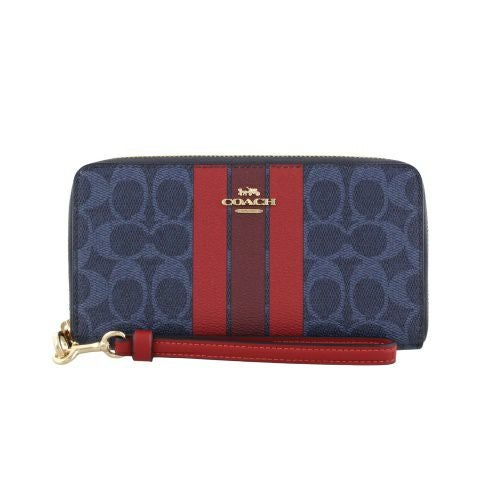 コーチ アウトレット 長財布 レディース ブルー COACH OUTLET CBO09 IMY3L