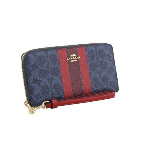 コーチ アウトレット 長財布 レディース ブルー COACH OUTLET CBO09 IMY3L
