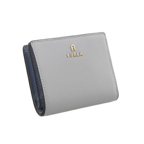 フルラ 二つ折り財布 レディース CAMELIA S COMPACT WALLET ZIP ブルー
