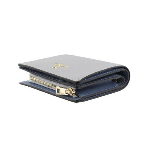 フルラ 二つ折り財布 レディース CAMELIA S COMPACT WALLET ZIP ブルー