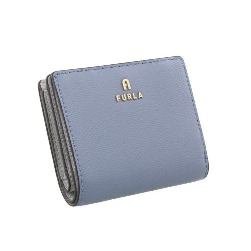 フルラ 二つ折り財布 レディース CAMELIA S COMPACT WALLET ZIP ブルー