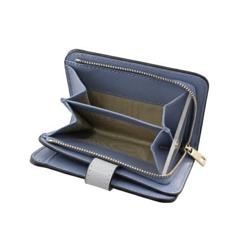 フルラ 二つ折り財布 レディース CAMELIA S COMPACT WALLET ブルー