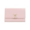 ルイヴィトン 二つ折り財布 トリヨン ポルトフォイユ・カプシーヌ コンパクト ピンク LOUIS VUITTON M82361 ジャスミン ピンク