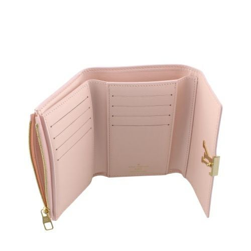 ルイヴィトン 二つ折り財布 トリヨン ポルトフォイユ・カプシーヌ コンパクト ピンク LOUIS VUITTON M82361 ジャスミン ピンク
