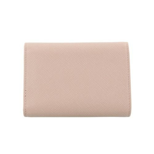 プラダ 三つ折り財布 レディース SAFFIANO METAL ORO ベージュ PRADA 1MH025 QWA F0236 CIPRIA