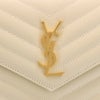 サンローラン チェーンウォレット レディース ホワイト SAINT LAURENT 742920 BOW01 9207 CREMA SOFT