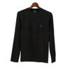 エンポリオアルマーニ アンダーウェア クルーネックロングTシャツ メンズ ブラック EMPORIO ARMANI 111023-0A725 BK