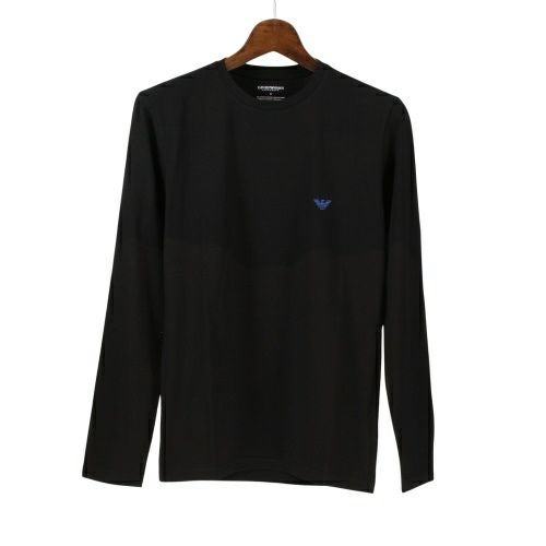エンポリオアルマーニ アンダーウェア クルーネックロングTシャツ メンズ ブラック EMPORIO ARMANI 111023-0A725 BK