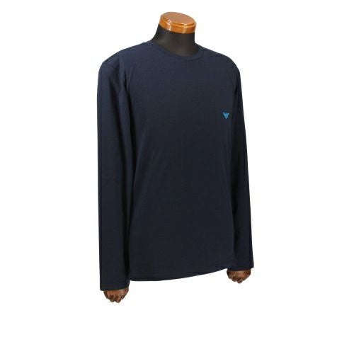 エンポリオアルマーニ アンダーウェア クルーネックロングTシャツ メンズ ネイビー EMPORIO ARMANI 111023-0A725 NV