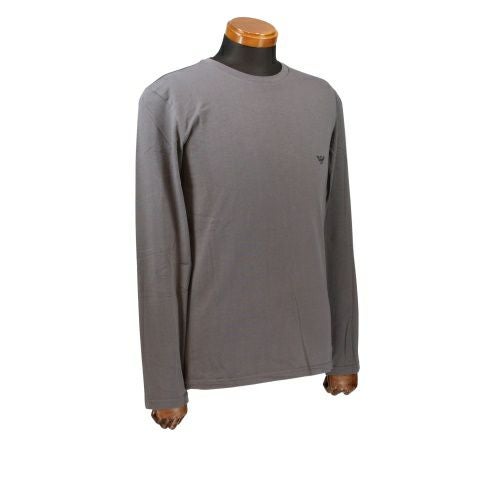 エンポリオアルマーニ アンダーウェア クルーネックロングTシャツ メンズ グレー EMPORIO ARMANI 111023-0A725 GY