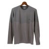 エンポリオアルマーニ アンダーウェア クルーネックロングTシャツ メンズ グレー EMPORIO ARMANI 111023-0A725 GY
