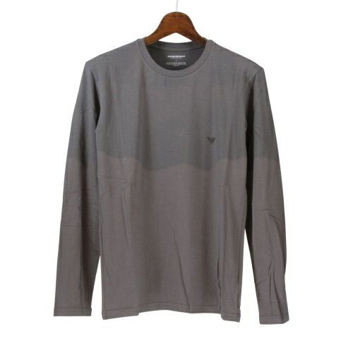エンポリオアルマーニ アンダーウェア クルーネックロングTシャツ メンズ グレー EMPORIO ARMANI 111023-0A725 GY