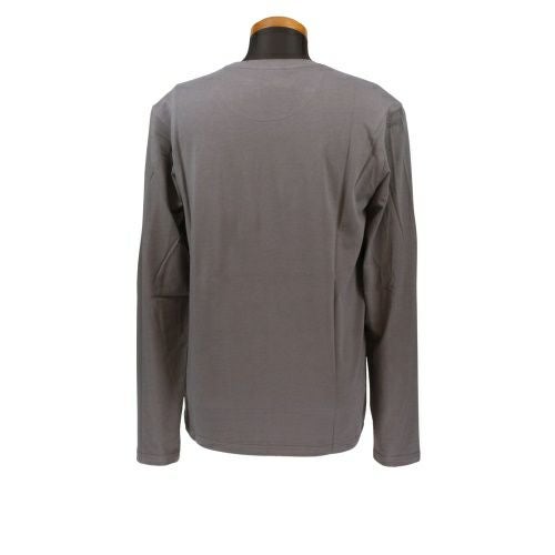 エンポリオアルマーニ Tシャツ ロンT クルーネック カットソー メンズ グレー EMPORIO ARMANI 111653-0A512 GY