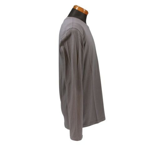 エンポリオアルマーニ Tシャツ ロンT クルーネック カットソー メンズ グレー EMPORIO ARMANI 111653-0A512 GY