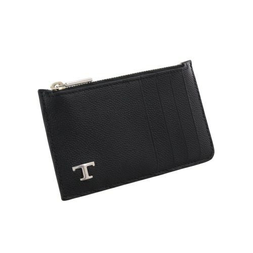 トッズ カードケース コインケース フラグメントケース メンズ レディース ユニセックス Tタイムレス ブラック TOD’S XAMTSYF8300UGA B999 BLACK